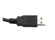 Ein Mann USB-Datenübertragungs-telegrafischen Überweisungen Kabel B zu den männlichen veranschlagen bis zu 480Mbps