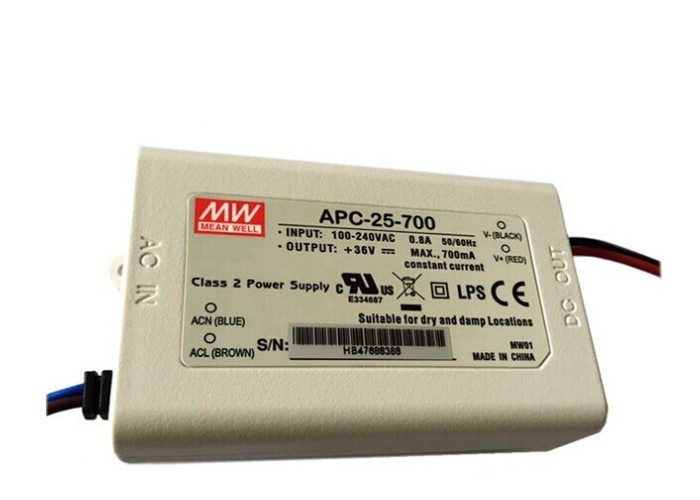 Fahrer APC-25-700 des LED-Stromversorgungs-konstanter Strom-APC der Reihen-20w LED