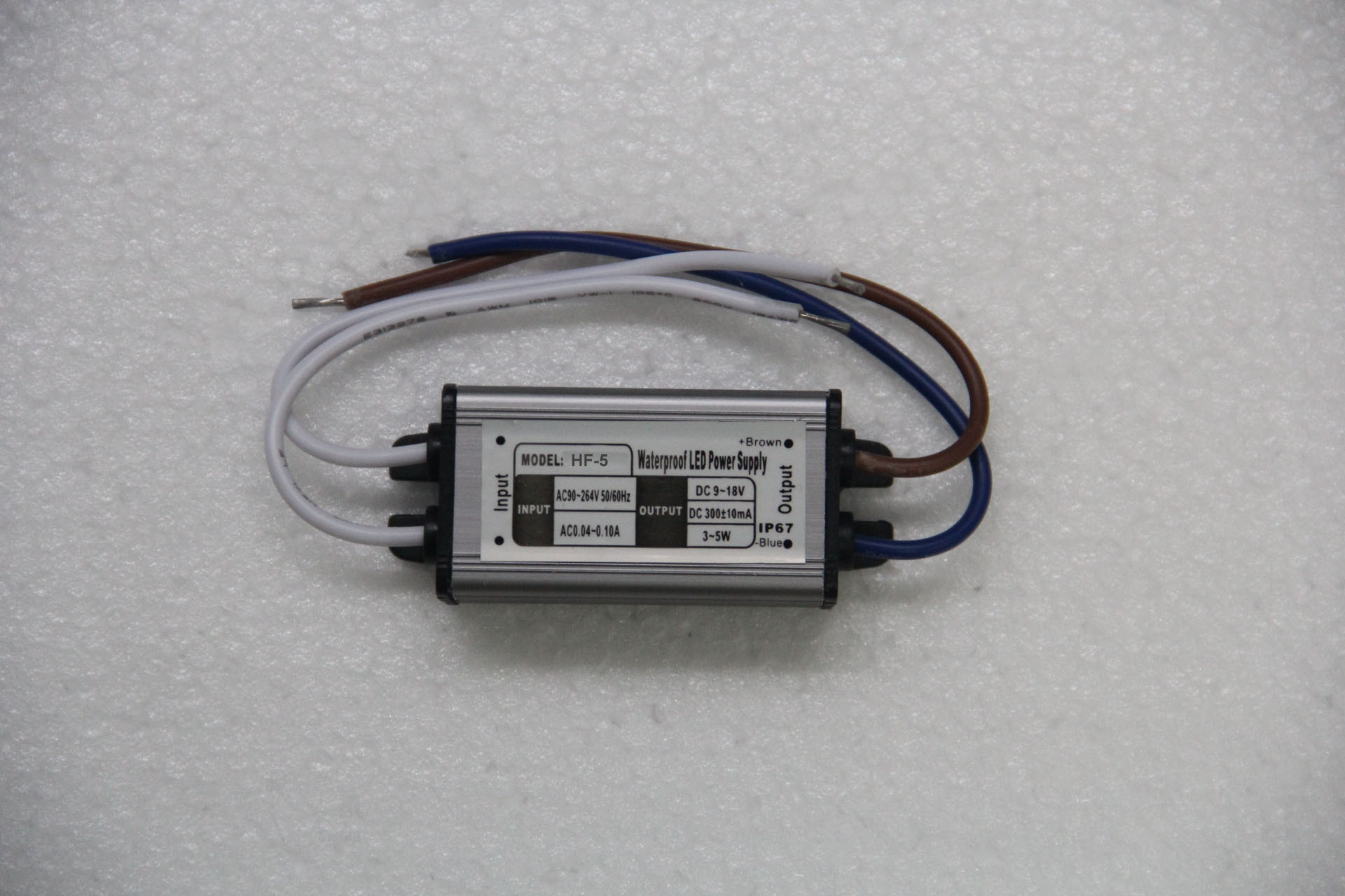 ROHS 18V Stromversorgung IP68 300mA des DC-Portable-konstante Strom-5W LED mit EN61547