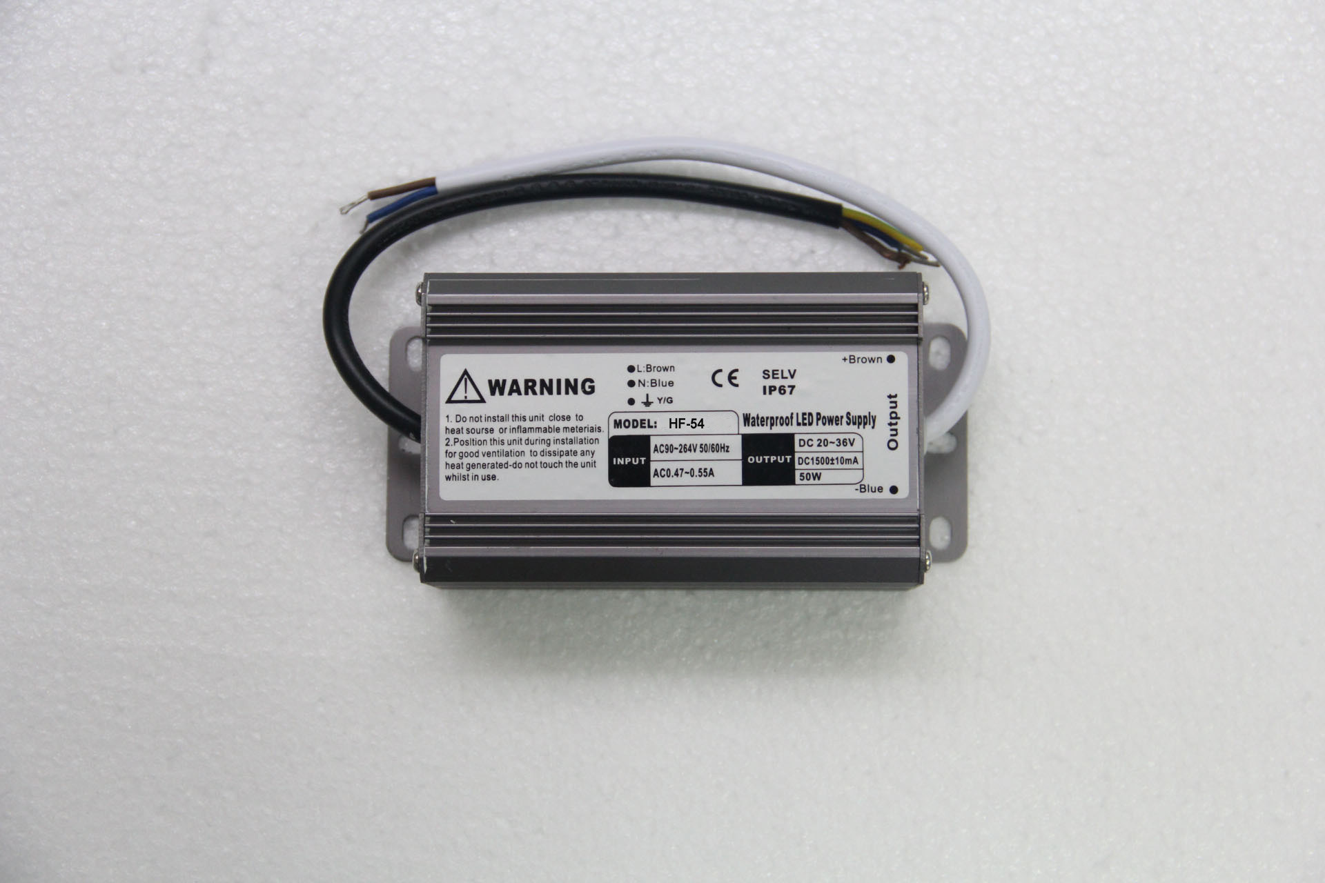 Wechselstrom EMC-250V Stromversorgung 1500mA des 54 Watt-konstante Strom-LED für Innen-LED beleuchtet