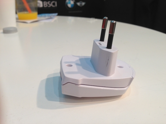 Weiße 2.1A verdoppeln Usb-Wand-Ladegerät-Wechselstrom-Stromadapter-Ladegerät-Eu-Stecker, 100 - 240v