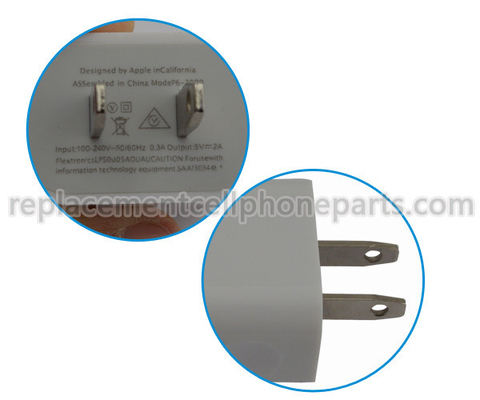 US-/EU-Miniart Stecker USB-Wechselstrom-Apfel iphone Stromadapter für Handy