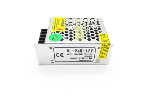 Metall 12V 2A 25W umkleidete Überwachungskamera-Ein-Outputspannungs-Stromversorgungs-konstanten Strom