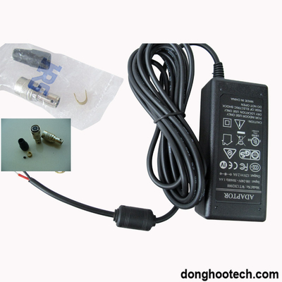Schwarzes/graues Schaltungs-Kamera-Stromversorgungs-Adapter 12V DC 6pin Hr10A-7p-6s (73)