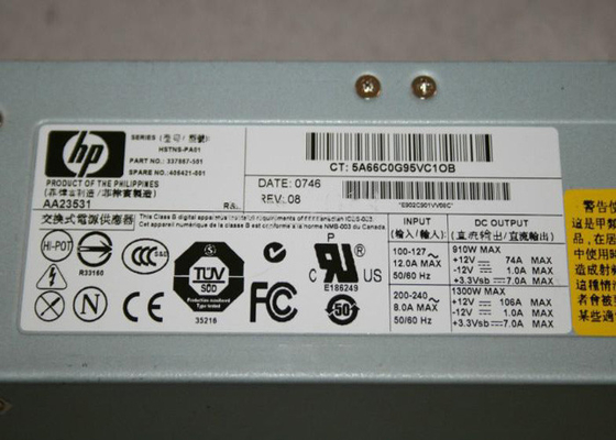 Compaq 337867-001 Server-Stromversorgung 1300W HP mit aktivem Fan