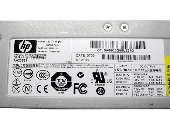 Compaq 337867-001 Server-Stromversorgung 1300W HP mit aktivem Fan