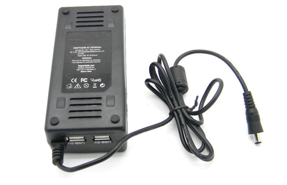 Ersatz 24Vdc Wechselstrom zu DC-Stromadapter Doppel-USB 90W mit LED beleuchtet
