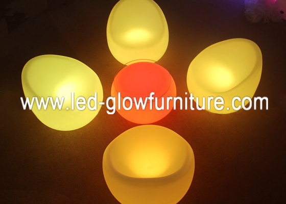 Moderne Farbe änderte rechargable LED-Stuhl mit Adapter für Heiratsdekoration