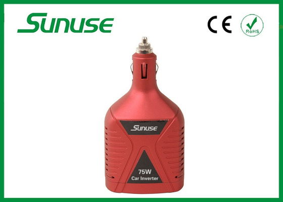 Des Autoenergie-Inverters 12v der hohen Leistungsfähigkeit 75w DC zu Wechselstrom 220v mit Feuerzeugstecker