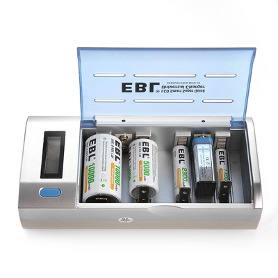 Universal-intelligentes schnelles Ladegerät u. Entlader LCD für AA-Ni-CD Batterien