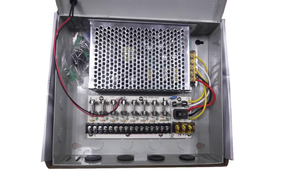 12V 5Amps Kanal des CCTV-Stromversorgungs-Kasten-9, Überwachungskamera-Stromversorgung