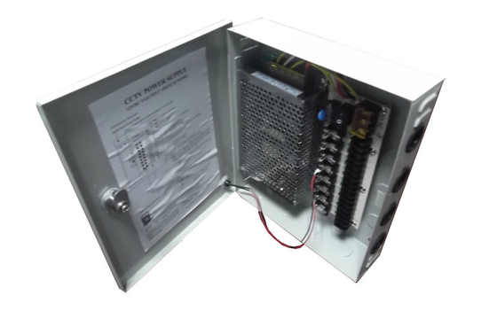 12V 5Amps Kanal des CCTV-Stromversorgungs-Kasten-9, Überwachungskamera-Stromversorgung