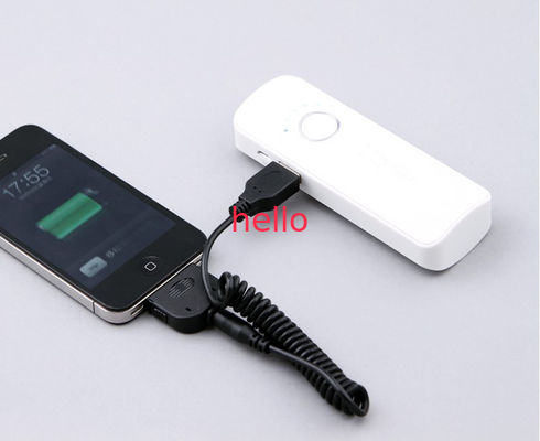 Portable 5-Volt-bewegliches Stromversorgungs-Schwarzes mit Soem 5200MAH