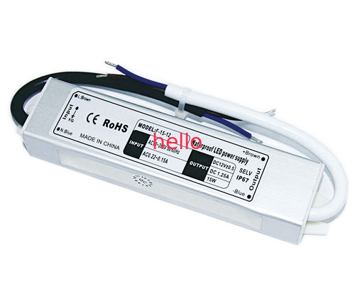 24V DC 15W imprägniern LED-Fahrer EN55022 für flexibles LED-Streifen-Licht