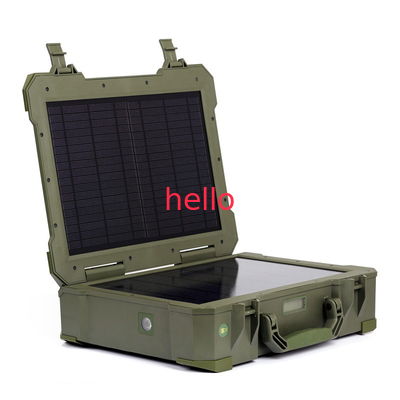 Auswechselbarer tragbarer angetriebener Solargenerator 20w für beleuchtendes/aufpassendes Hauptfernsehen