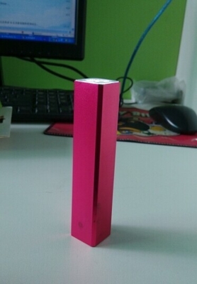 purpurrote Form des Rechteck-3200mAh tragbare USB-Blockbaugruppe für Notizbuch