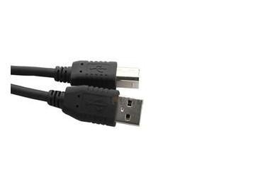 Ein Mann USB-Datenübertragungs-telegrafischen Überweisungen Kabel B zu den männlichen veranschlagen bis zu 480Mbps