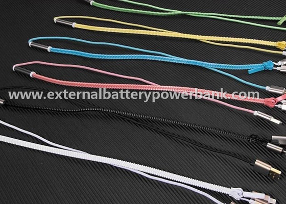 Buntes Reißverschluss USB-Datenübertragungs-Kabel-Handy-Daten-Kabel