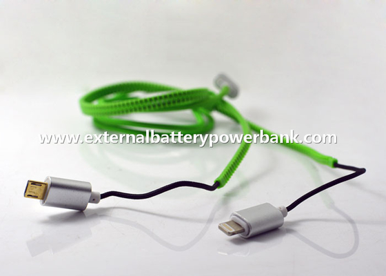 1M Reißverschluss, der Mikro-USB-Datenübertragungs-Kabel für Apple und androide Telefone erleichtert