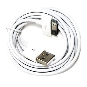 Besonders langes Daten-Synchronisierungs-Kabel des Schwarz-6FT USB für Apple-iPhone 4 4S 3GS iPod iPad
