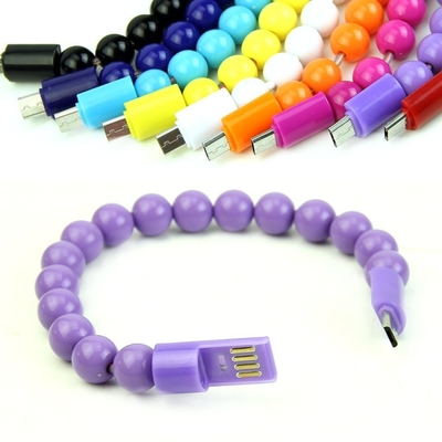 Armband Mikro-USB-Daten-Kabel-Aufladungssynchronisierung USB 2,0 für Samsung