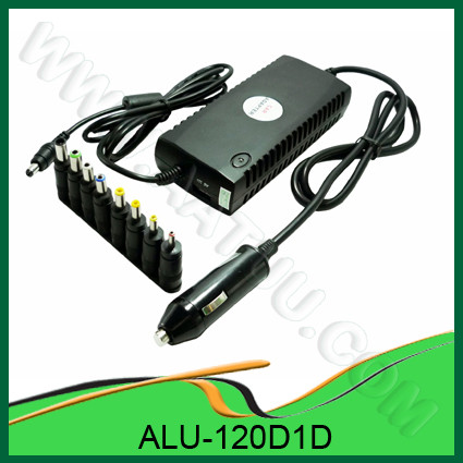 120W universelles DC-Netzteil für die Benutzung von Wagen mit 1 LED, 1 USB-Port, 8 Ausgabe Pins ALU-120D1D