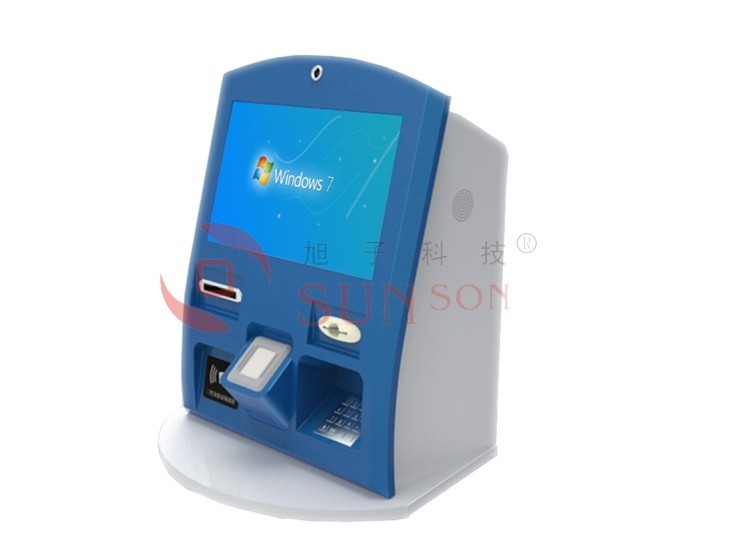 Bankkarte-mobiler Kiosk-Desktop, Wand-Berg-Kiosk-Touch Screen Monitor